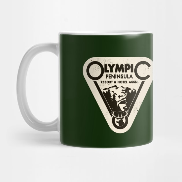 Vintage Olympic Peninsula Resort and Hotel association logo by StudioPM71